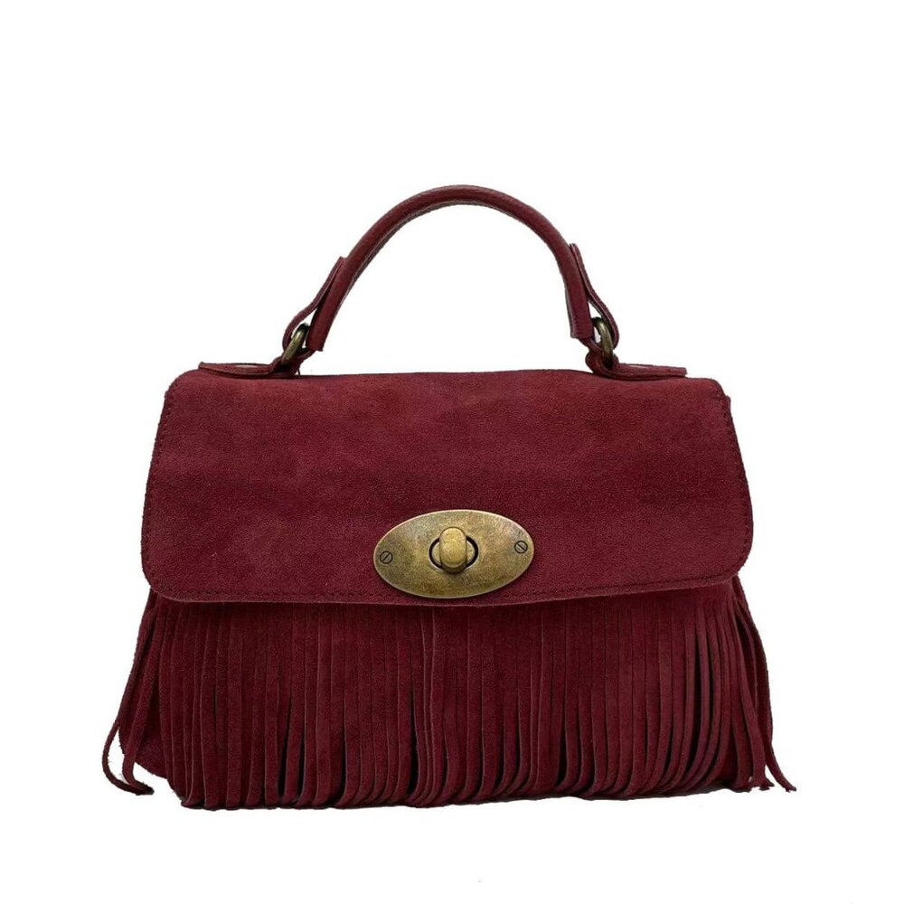 Suede Handbag